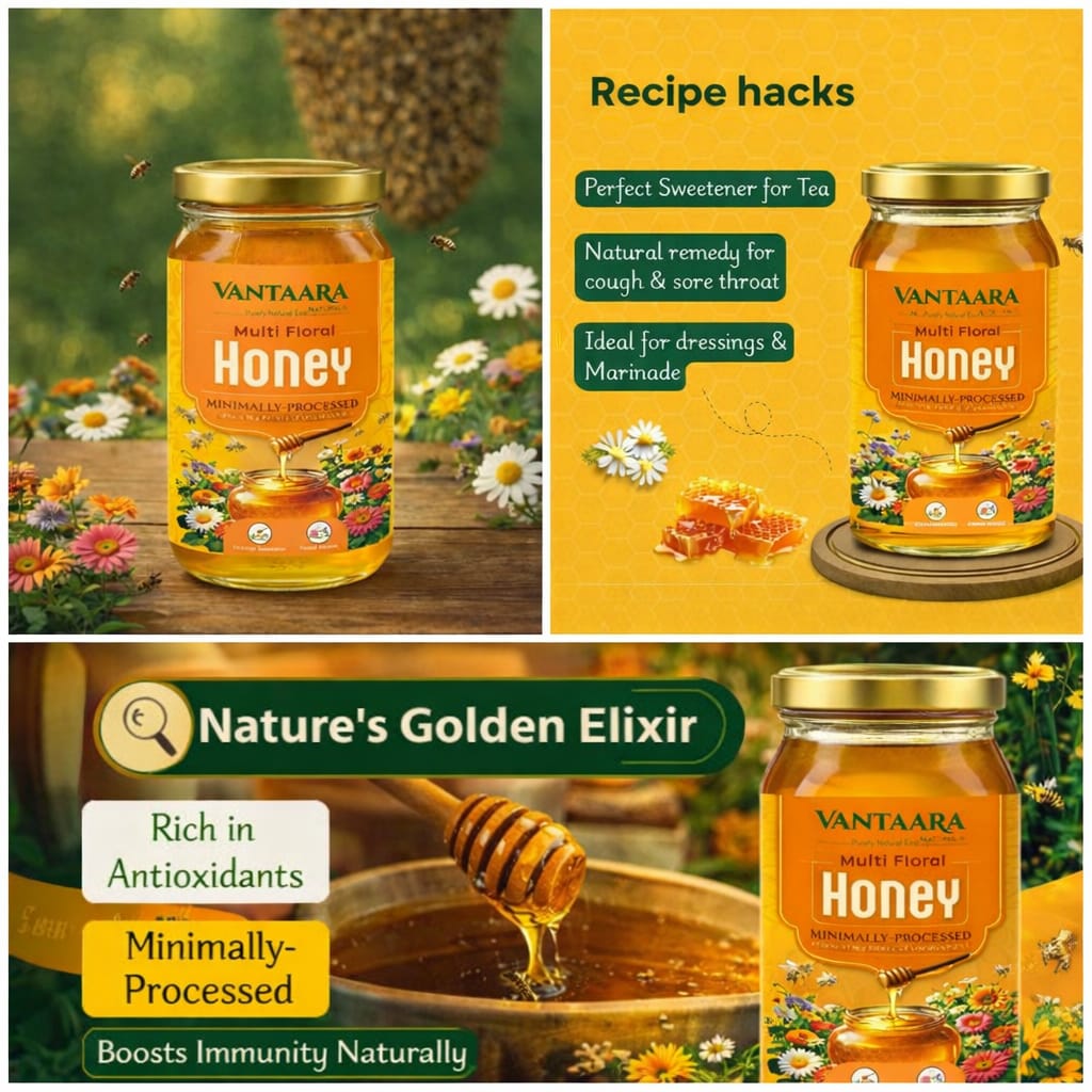 Honey- Multiflora Double Pack 500Ml + 250Ml