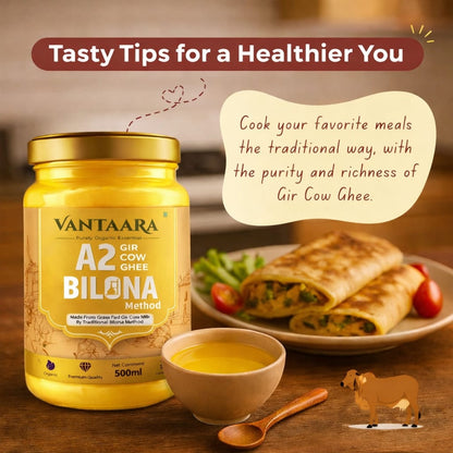 A2 Gir Cow Ghee Double Pack 1000ML +1000Ml